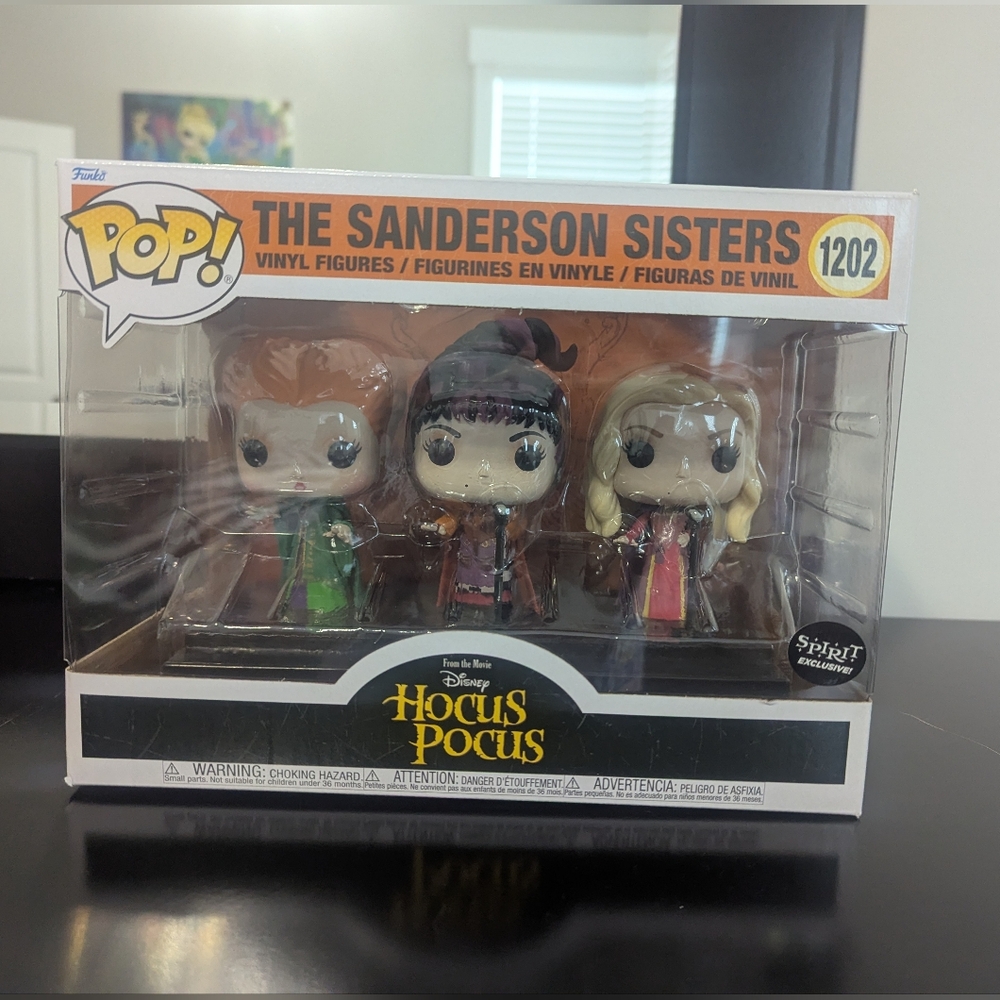 Funko Pop! Hocus Pocus - Sanderson Sisters Vinyl Figures - Spirit Exclusive NWT